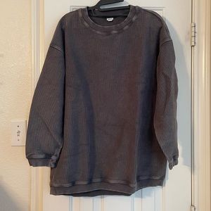 Aerie corded sweatshirt